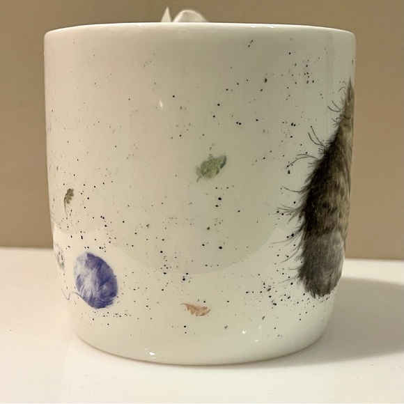 NWT Royal Worcester ~ Wrendale Designs ~ Cat & Mouse Bone China Mug - Picture 11 of 15